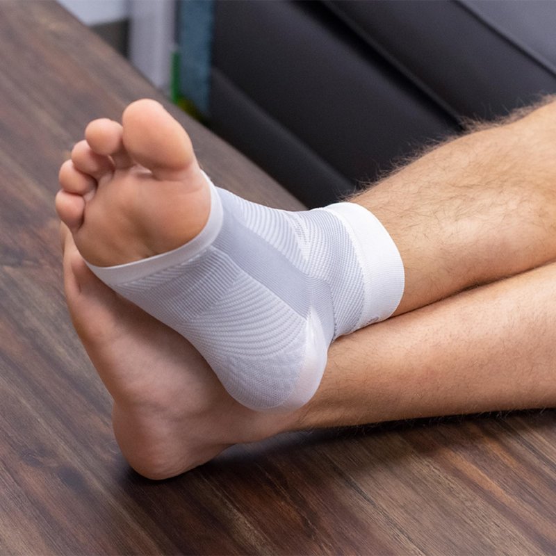 OS1st DS6 Decompression Sleeve – Single Sleeve for Resting Therapy – Moderate to Severe Plantar Fasciitis Relief, Achilles Tendonitis, Heel Pain & Foot Drop Support – Comfortable Night Splint Sock for Men & Women