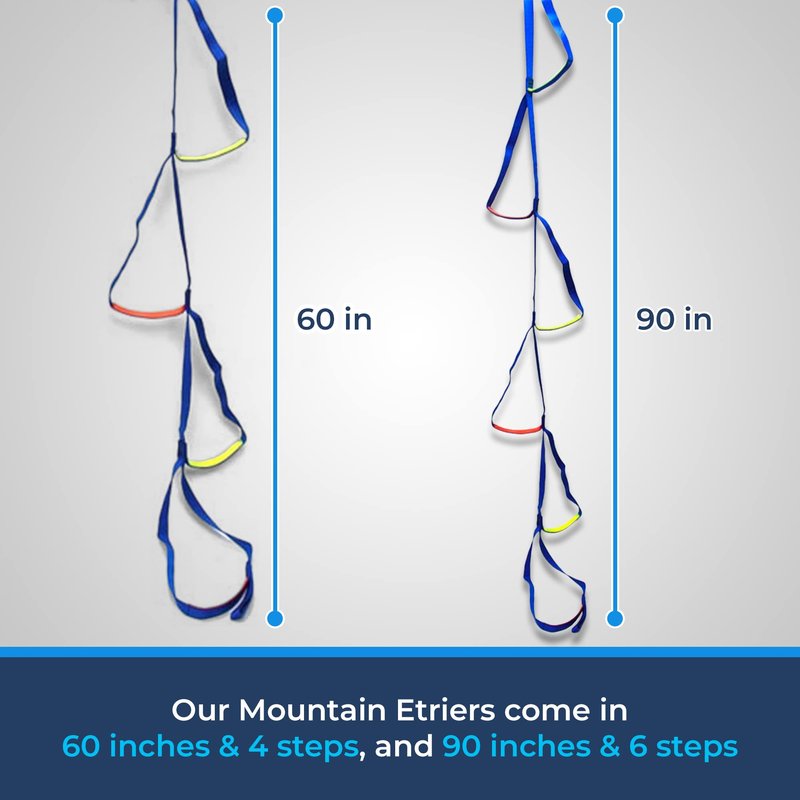Rock-N-Rescue Climbing Etrier – 6 Step Nylon Aider Ladder with Tubular Webbing for Tree Work, Rock Climbing, Bouldering, Rescue, Hunting, and Firefighter Gear – Lightweight Etrier for Vertical Access