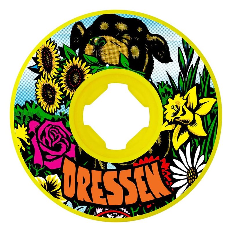 55mm Eric Dressen Pup Green 97a Hardline Slime Balls Skateboard Wheels