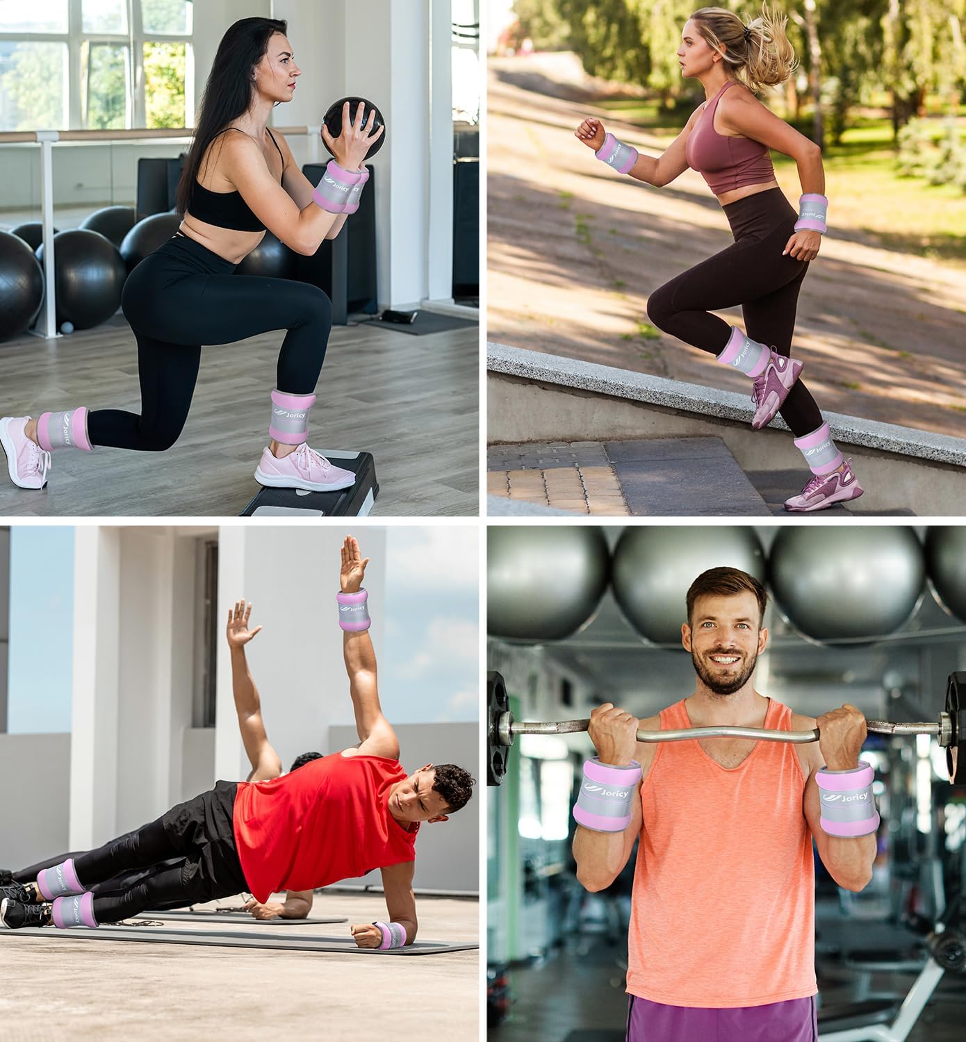 Skiennix Ankle Weights - Adjustable 1-20 LBS for Men & Women | Perfect for Fitness, Therapy & Workouts
