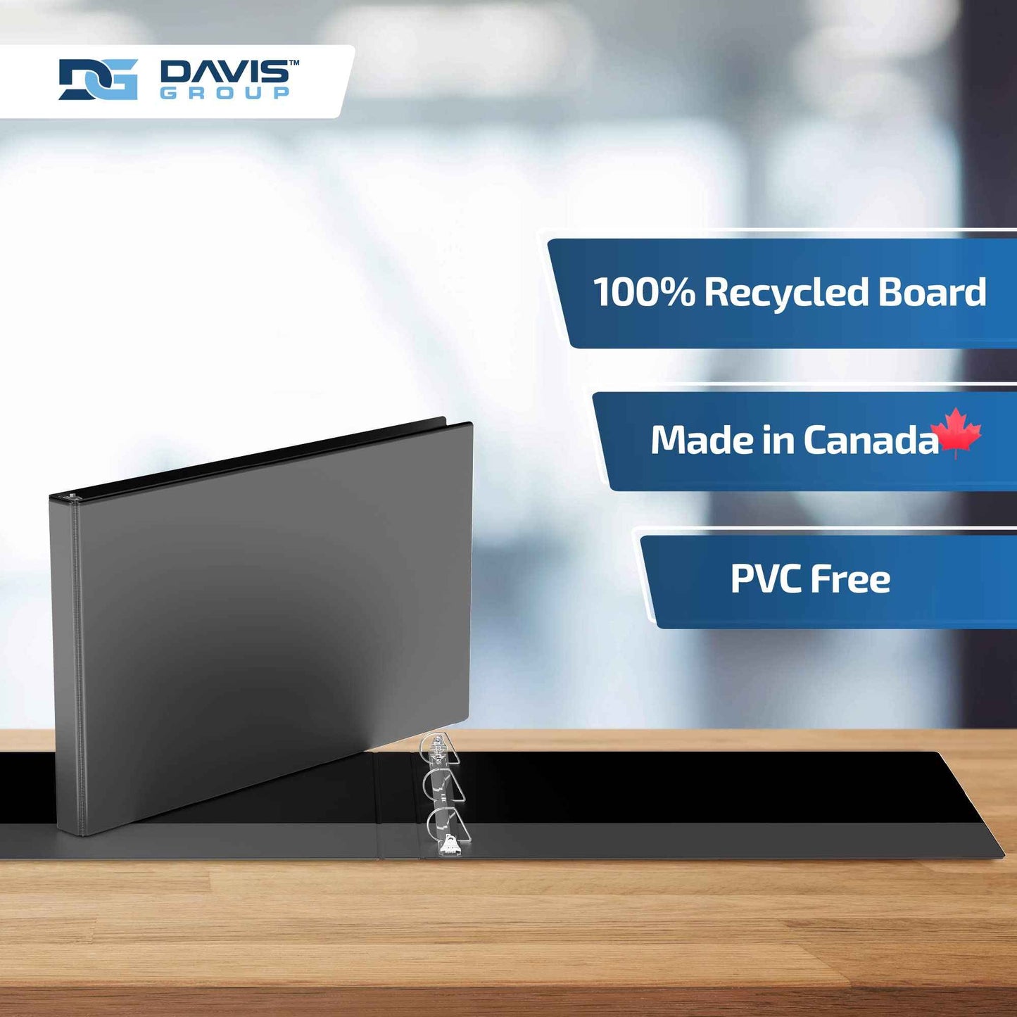 Easyview Premium 1-Inch D-Ring Binders with Clear-View Covers, Spreadsheet-View Binders for School, Office, or Home, 11 Inches by 17 Inches, Pack of 2, 1", BlackD-