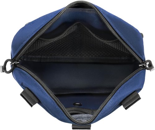 FRTKK Tactical Molle Admin Pouch - Utility Laser Cut EDC Tool Bag with US Flag Patch | Horizontal Design