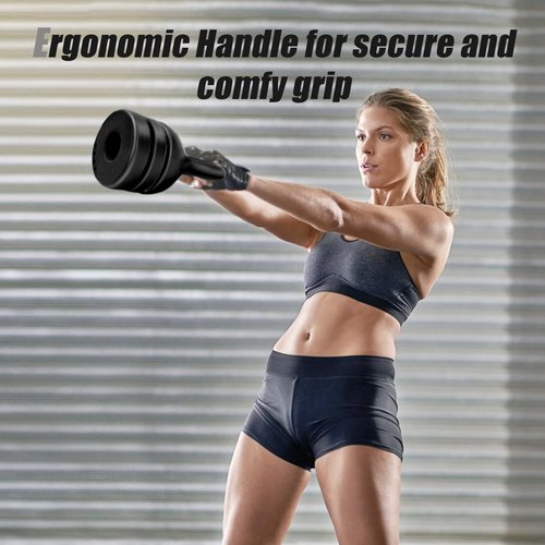Cisleb Adjustable Kettlebell Weight Set: 3-in-1 Kettlebells (5lbs 8lbs 12lbs) for Home Gym Full-Body Workout Strength Training Weight Loss | Good for Beginners & Women Men