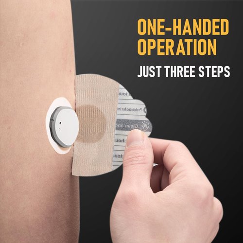 ANGTICS Dexcom G7 Adhesive Patches 30PCS, Waterproof & High Viscosity Over Patches, Pre-Cut Adhesive Medical Tape, 10+ Days Long Stay, Breathable, Latex-Free, Sensor is NOT Included (Multicolor)