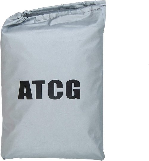 ATCG Bike Cover - Waterproof 190T Nylon Bicycle Cover for 20" Kids' Bike - Black with Storage Bag