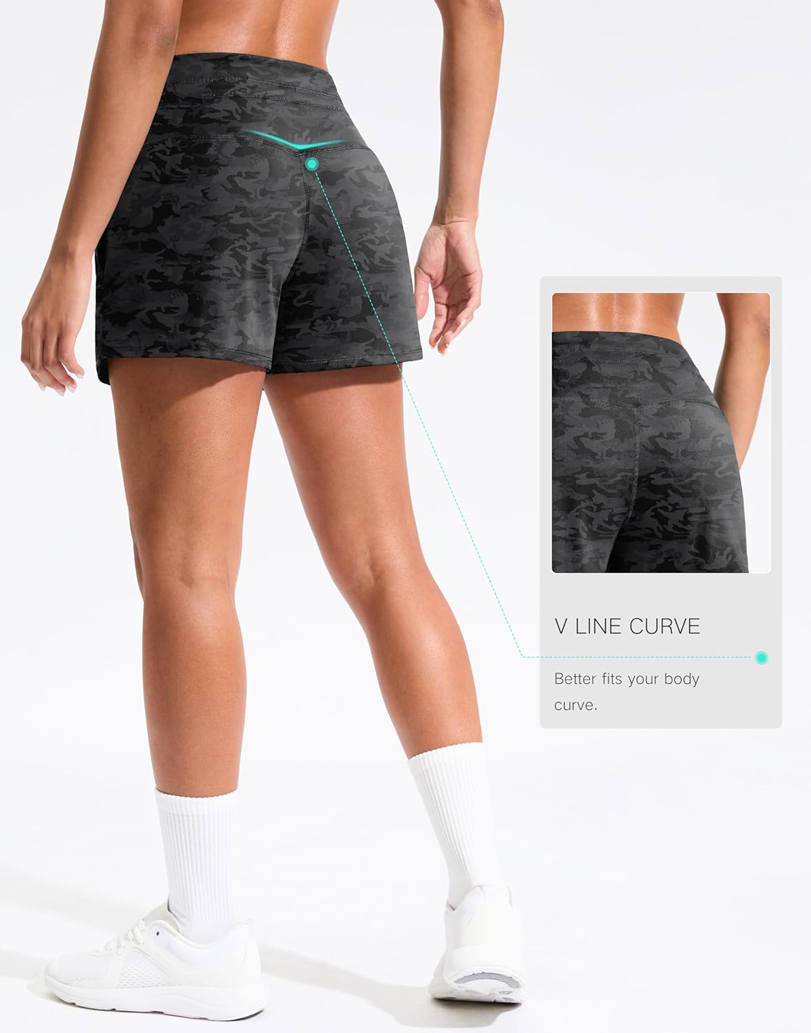 Soothfeel Women's Athletic Running Shorts - Quick Dry High Waisted with Pockets | 3.5"/5" Sizes