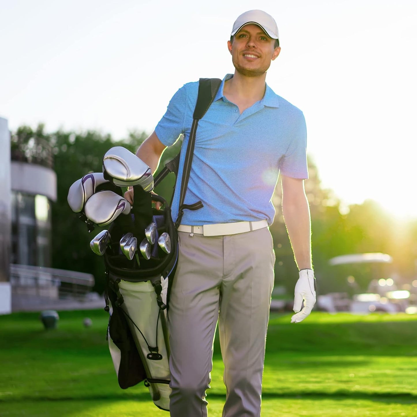 MLYENX Men's Polo Shirts - Quick-Dry, Moisture-Wicking Casual Golf Tees | 4/5 Pack, Short Sleeve