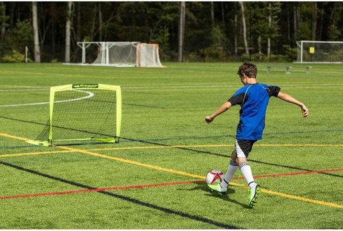 Franklin Sports Blackhawk Soccer Goal - Portable Pop-Up Nets for Indoor & Outdoor Play - Youth & Adult Sizes Available