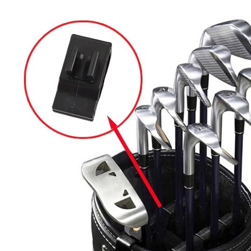 NIZUUONE 14pcs Golf Club Bag Clips Putter Holder Clamp Club Organizer Clamp Plastic Putter Golf Accessories with Secure Design for Men Women Golfers