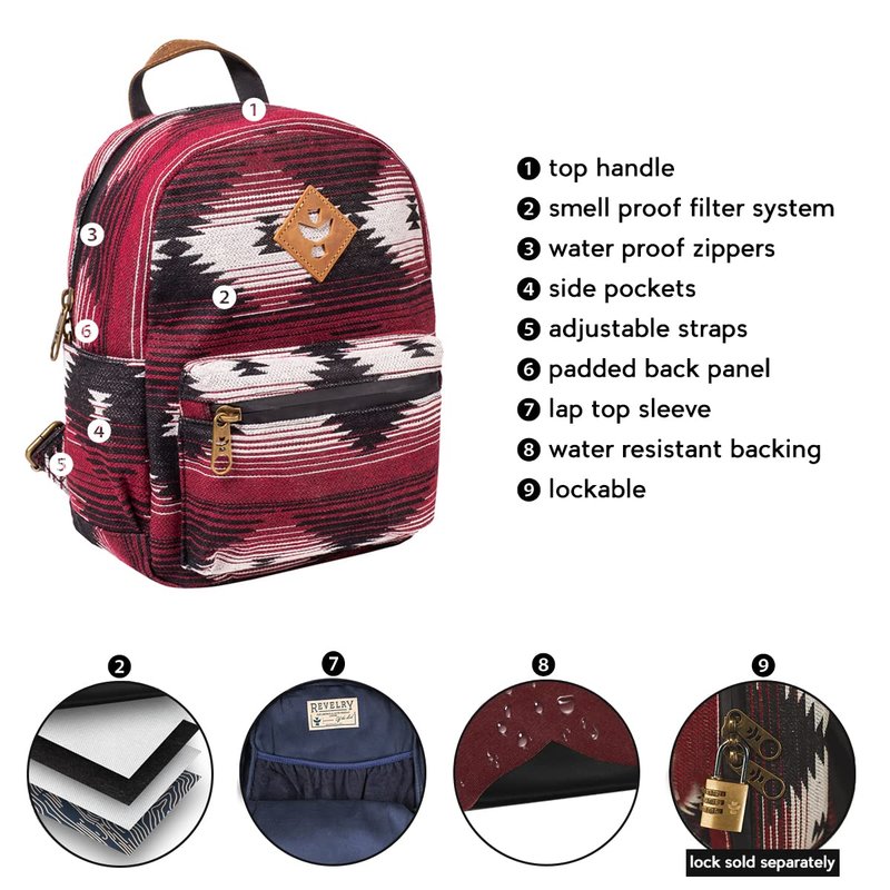 Mini Smell Proof Backpack - The Shorty