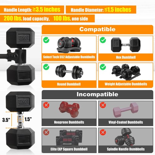 Dumbbell Barbell Converter Bar, Adjustable Weight Dumbbell to Barbell Converter, Easy Grip & Installation Weight Lifting Bar, Ideal for Strength Training Home Gym