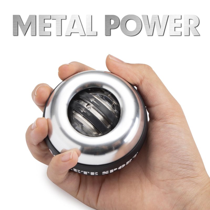 ACELETE Metal Gyro Ball Wrist Exerciser Torque Ball Forearm Strengthener for Stronger Wrist Bones and Muscle