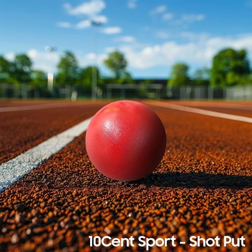 10Cent Sports Iron Shot Put - Durable Weighted Design for Training | Available in 2.7kg to 7.2kg (6lb to 16lb)