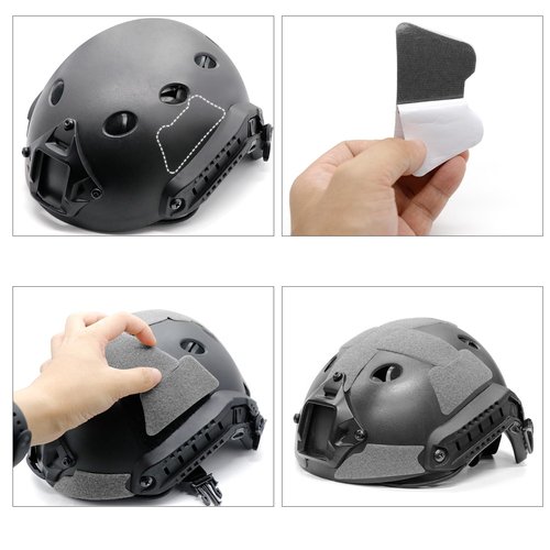 Yzpacc Tactical Helmet Hook and Loop Set for MK Fast Tactical Helmet DIY Kit Accessories
