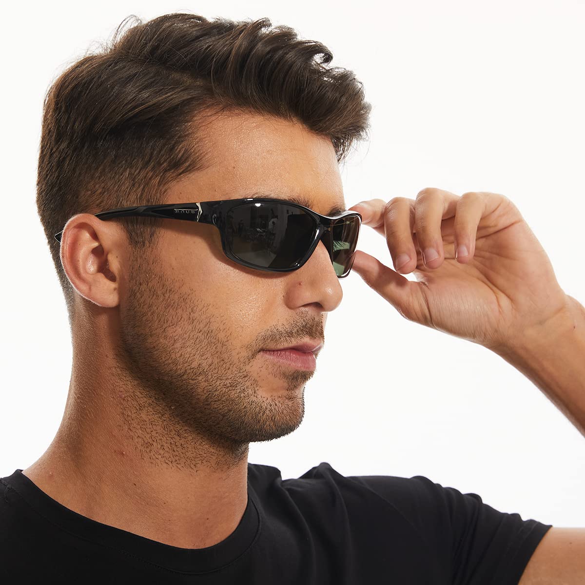 BNUS Polarized Corning Glass Lens Sunglasses for Men Fishing & Driving