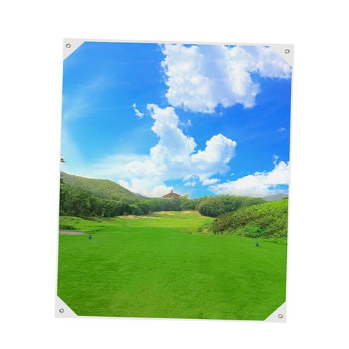 Aosekaa Golf Target Cloth 71”x 59” Hitting Net Replacement Hanging Backstop for Outdoor Backyard, Driving Range