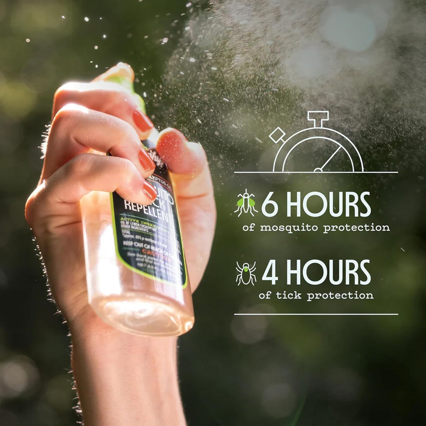 Murphy’s Naturals Mosquito & Tick Repellent - Plant-Based Outdoor Spray Kit | 3-Pack (1x4oz + 2x2oz)
