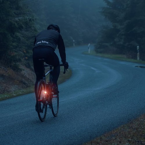 LICHIFIT Cycling Warning Light - Bicycle Wheel Fork Magnetic Induction Safety Tail Light