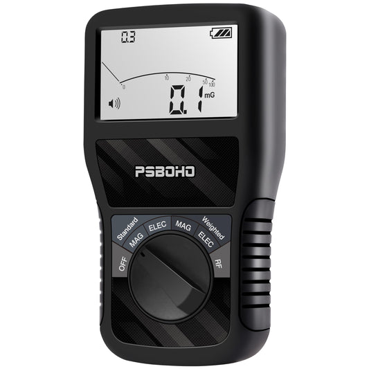 PSB0H0 EMF Meter, 3-in-1 Multi-Field Electromagnetic Radiation Detector for EF RF MF, WiFi Signal Detector, for Home&Office EMF Measurement Devices, Ghost Detectors, EMF Detector Tester