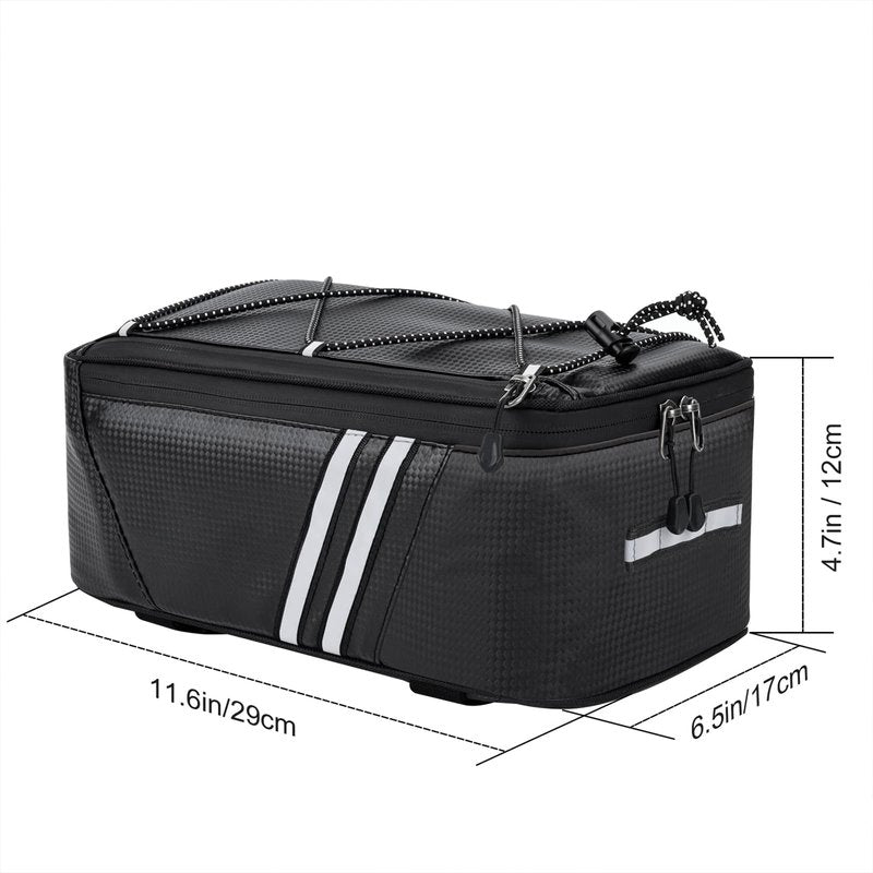 YONTUO Rear Bike Rack with Quickly Release Camp,Retractable Aluminum Alloy Bicycle Cargo Rack,Thickened Frame and Main Tube for 26"-29" Frames Commuter Carrier,Max Weight 22lb,BCR01V2