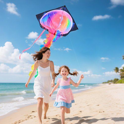 Large Easy-to-Fly Kite for Kids & Adults - Perfect for Outdoor Fun | Ideal Gift for Holidays