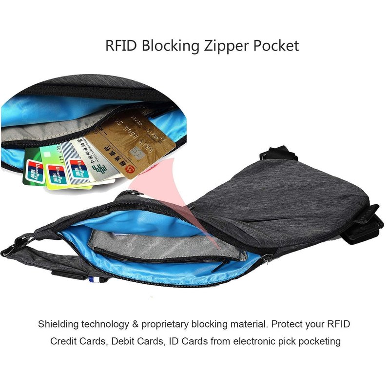 TOPNICE Anti Theft Crossbody Bags Personal Pocket Travel Bag Cross Body Multi Pocket Small Sling Bag for Women Men