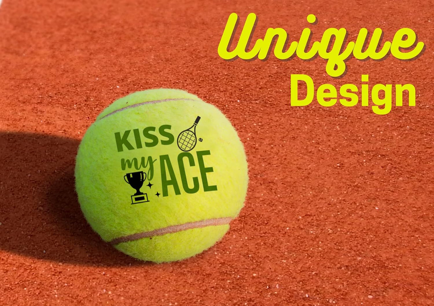 Skiennix Tennis Balls Gift Set - Unique 3-Pack with Gift Packaging for Tennis Lovers | Perfect for Teammates