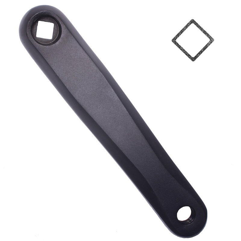 Alps2Ocean Universal Bike Crank Arm,152mm/160mm/165mm/170mm/175mm Left Crank Arm,Crank Arm Left Available in Diamond Hole and Square Hole for City Bike,Folding Bike,MTB,Ebike,Road Bike,Exercise Bike
