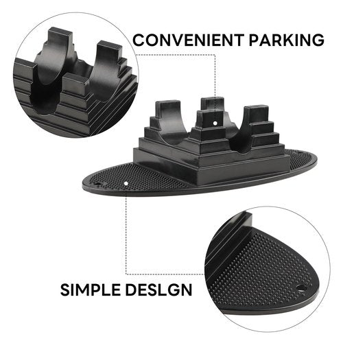 Gladeer 2-Wheeled Scooter Stand Parking Support 90/100/110/120 * 24mm Wheels for Razor A A2 A3 Fuzion Envy Kid Stunt Pro Kick Push Scooter (Black-2P)