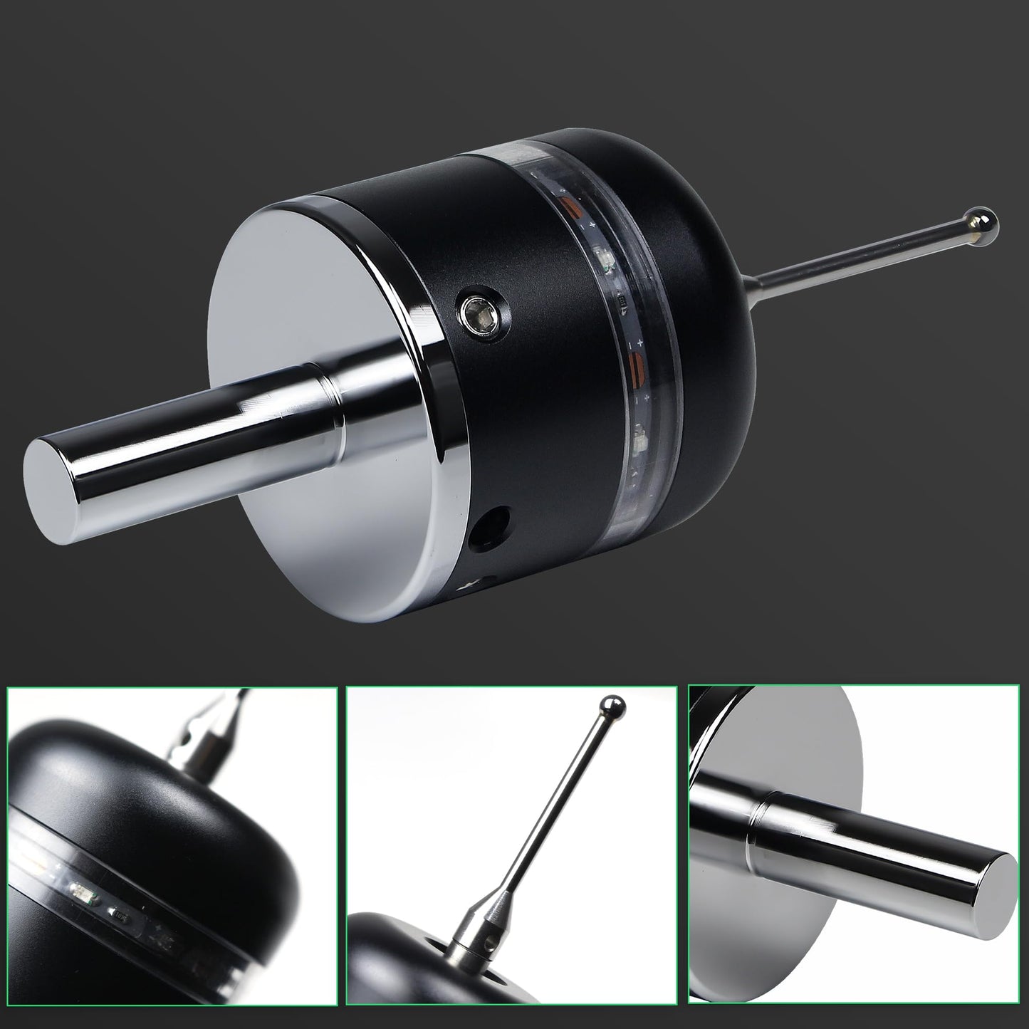 YIDOFENG 3D Touch Probe Edge Finder Trigger Finder,X Y Z Axis Measurement Centering Rod for Metals, Not Support the Detection of Insulation Materials and Insulating Spindle (Green light)