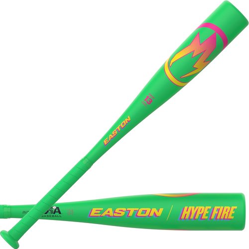 Easton Hype FIRE T-Ball Bat - Lightweight -13 Drop | 2 5/8" Barrel | Durable 1-Piece Composite | Multiple Colors