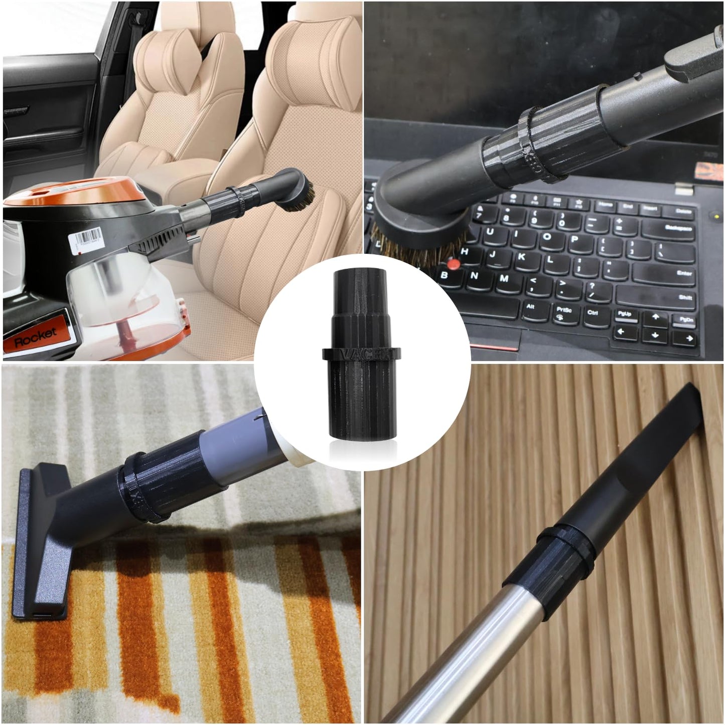 For Shark Vacuum Hose Adapter Kit Compatible with Shark Navigator Lift Away NV360 NV350 NV351 Rotator NV500 HV300 HV301 HV302 HV370 HV371 HV372 - Vacuum Attachment Adapter