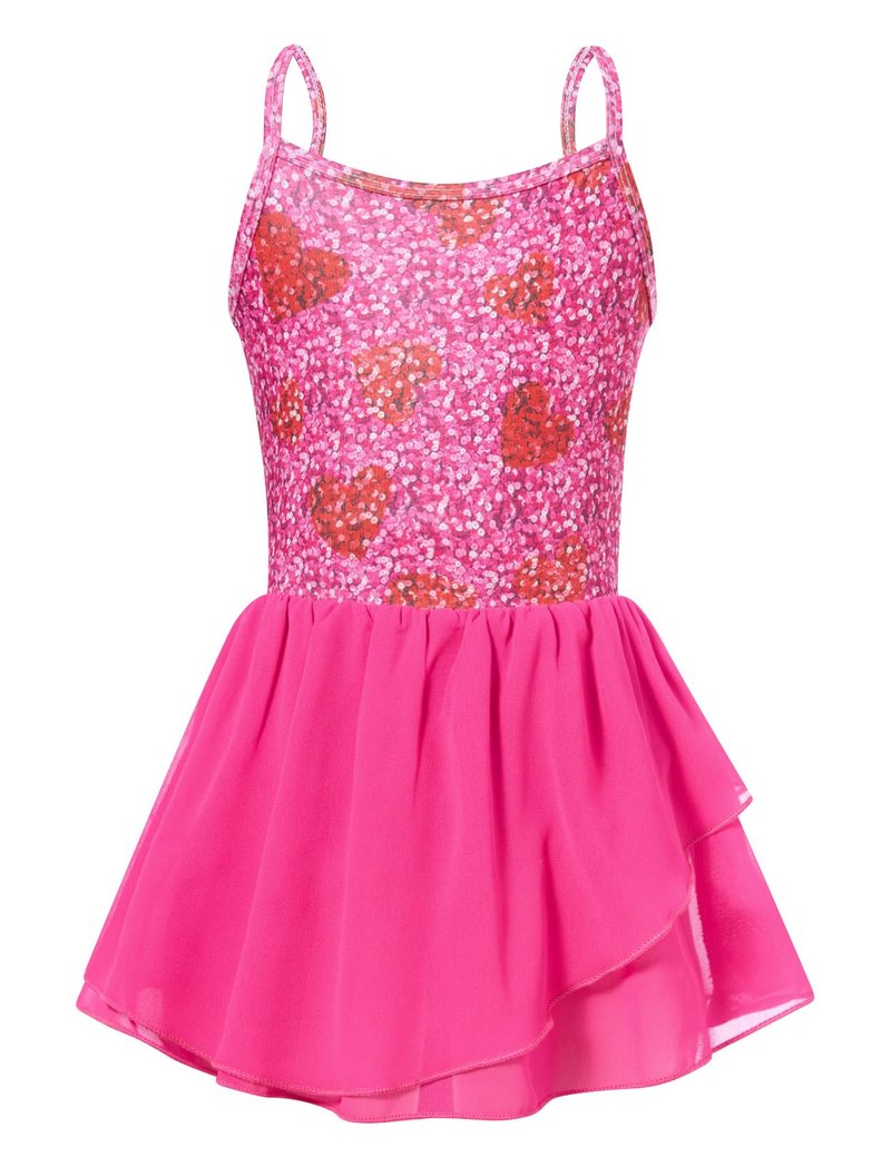 Taubow Girls Dance Leotards 5-6t 5t Size 5 6 6x Pink Heart Ballet Leotard Dance Outfit