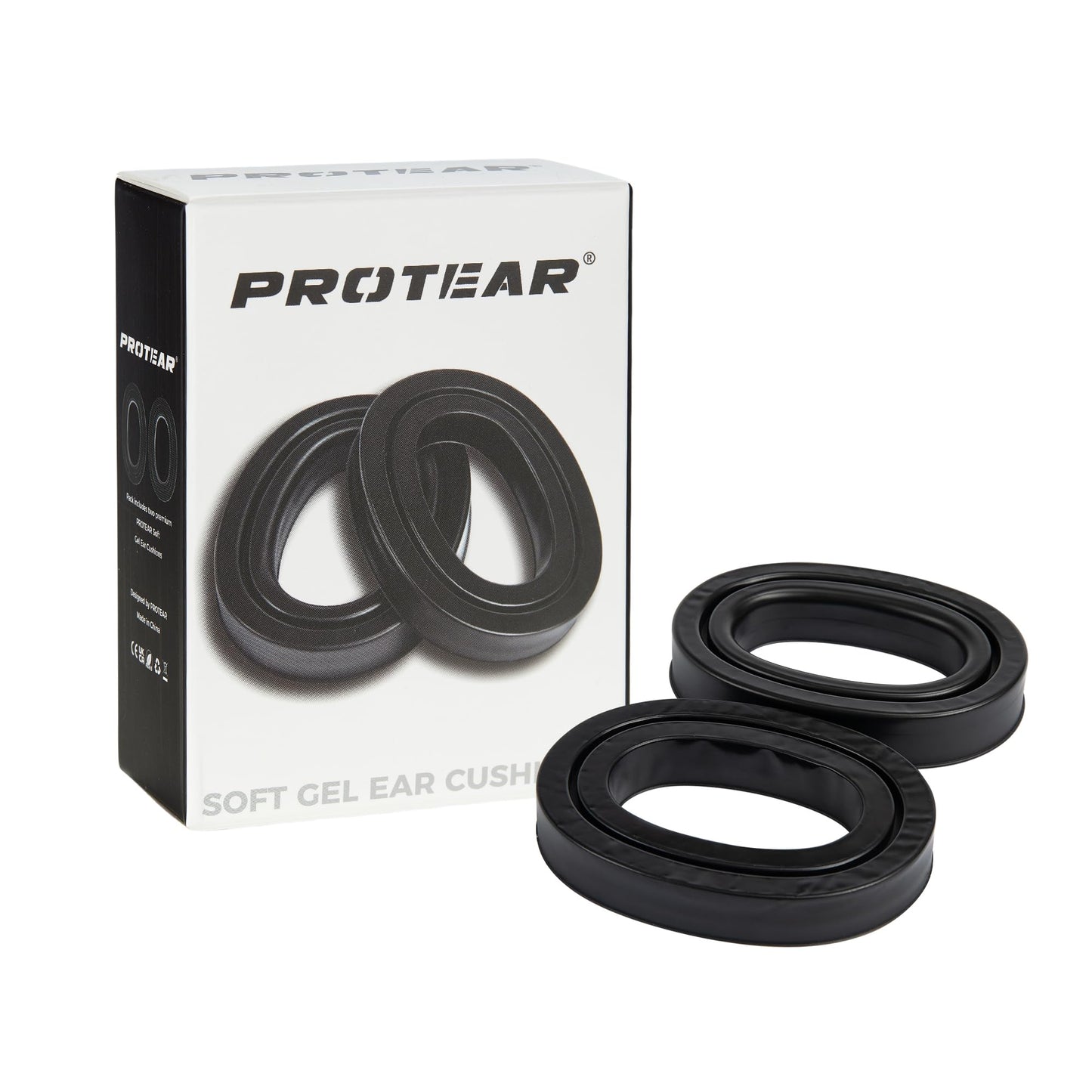 Soft Gel Ear Pads for 3M WorkTunes Series,Compatible with Peltor Sport RangeGuard TAC100 300 500 Shooting Range Earmuffs,Gel Ear Cushion,Hearing Protection Replacement Gel Ear Cups