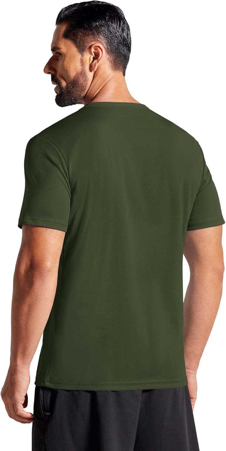 COOFANDY Men's Athletic T-Shirts - 3 Pack Quick Dry Moisture-Wicking Workout Shirts | Short Sleeve for Gym & Casual Wear