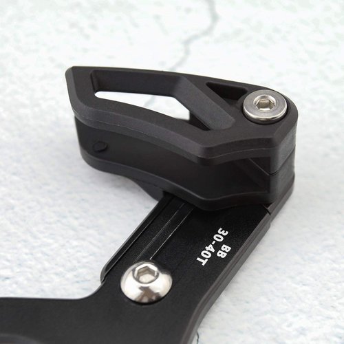 Create idea MTB 30-40T Chain Guide Protector BB Bottom Bracket Mount Black Aluminum Alloy Fit for Most Bicycle BMX Road Bike Mountain Bike