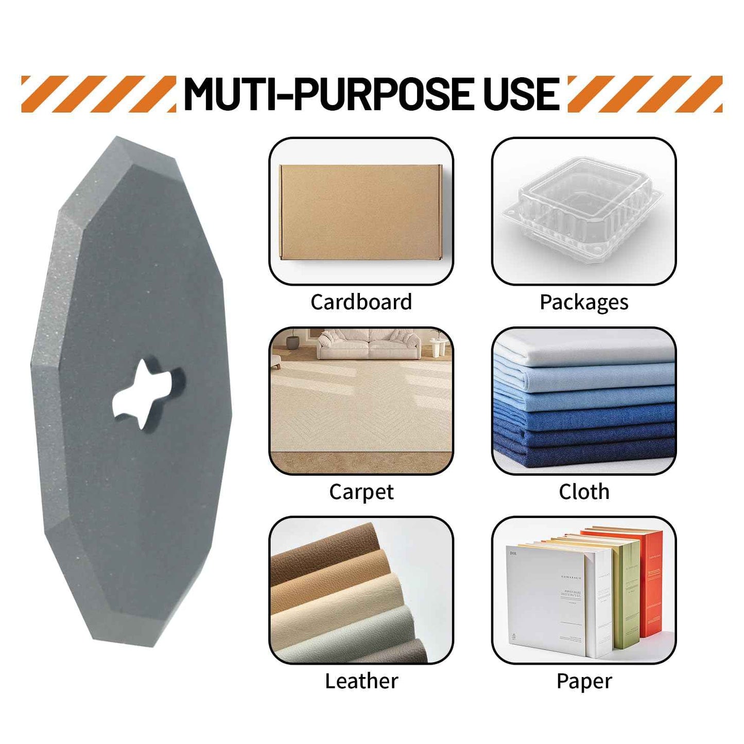 Replacement Blades Compatible with Worx Wx082l 4v Zipsnip Cordless Electric Scissors, WA2300 Replacement Rotary Blades Fit RC2600K,RC2601, RC2602, WX080L, WX081L (6 Pcs)