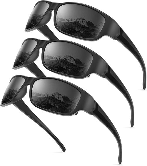 KALIYADI Polarized Sunglasses - Men's Sports Sunglasses with UV400 Protection for Outdoor Activities