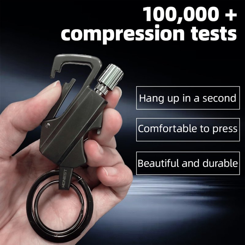 The Infinite Keychain Lighter, Ideal for Outdoor Lovers: Reusable, Multi Keychain, Bottle Opener. Waterproof, Portable—Great for Camping, Hiking, BBQ, Survival, Ligniting Adventures.No Kerosene(1Pc)