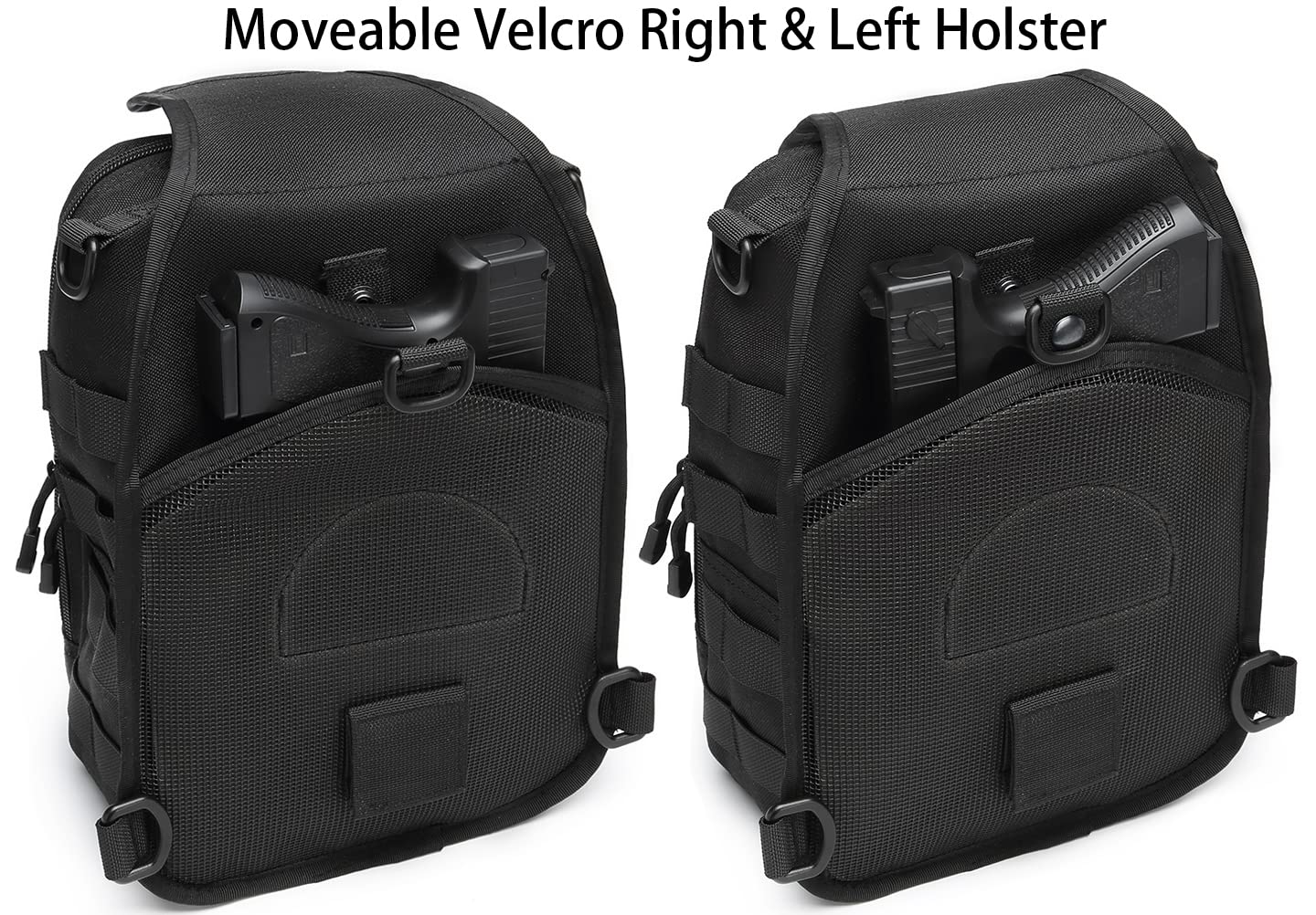 ATBP Tactical Sling Backpack Bag Pack for Men Military One Strap Shoulder Backpack Crossbody Bag With Holster 10 Liters