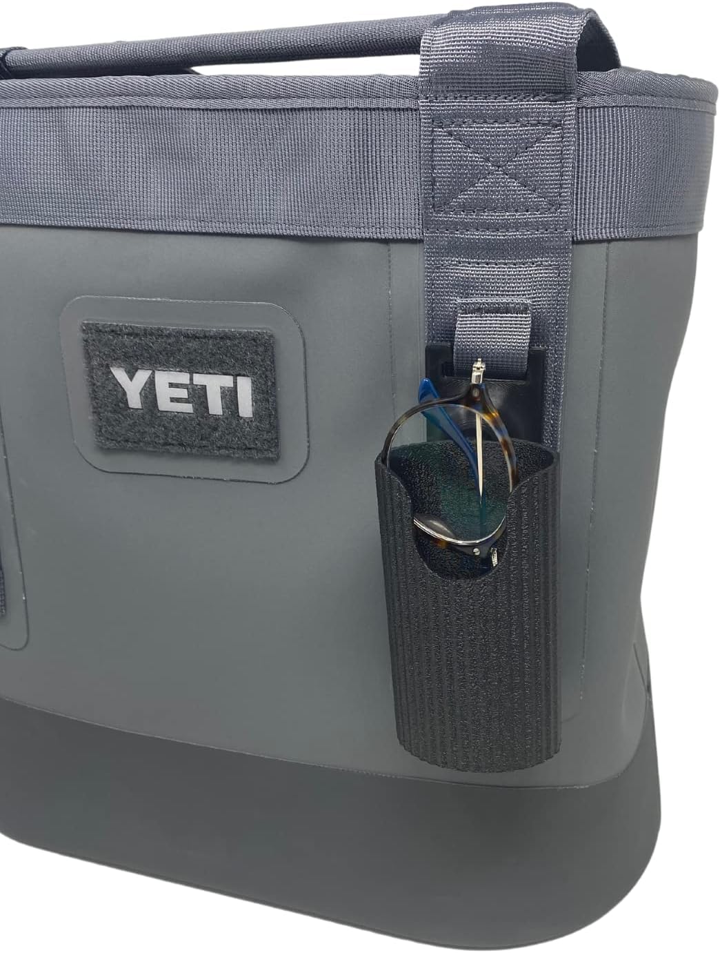 Yeti Sunglasses Holder Attachment - Securely Store Sunglasses on Soft Coolers & Backpacks - Made in USA