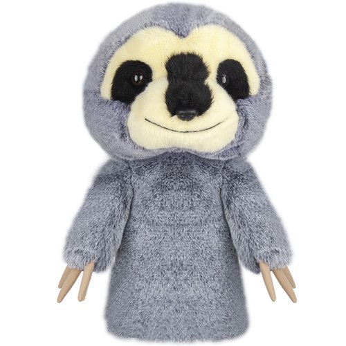 Cozion Golf Club Covers, Funny Golf Headcover - Sloth Golf Club Head Covers for Woods and Driver, Plush Animal Driver Headcover for Men, Women & Kids