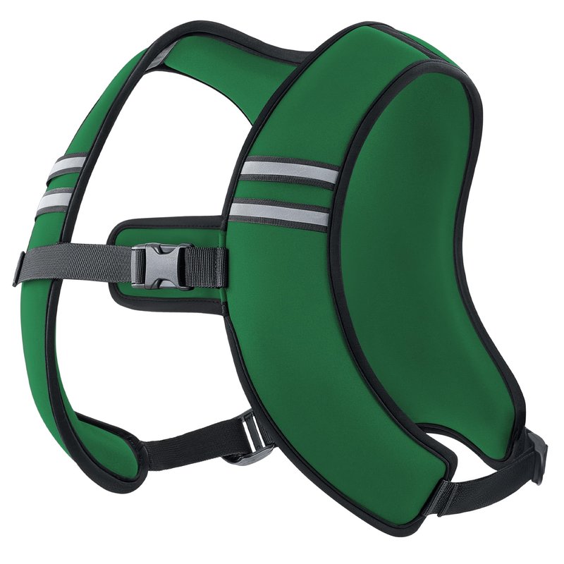 ZELUS Weighted Vest, Washable Z-Fit Soft Iron Weighted Vest for Women and Men, 5/10/15 lb Weight Vest with Reflective Strips & Adjustable Straps, Ultra Thin Weight Vest for Gym Strength Training (15lb) Green