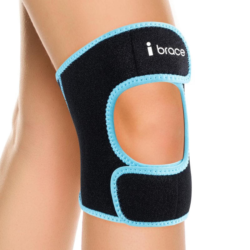 i BRACE Compression Adjustable Knee Brace, Dual Patella Tendon Support Strap for Pain Relief, Arthritis, Tendonitis, ACL, Non-Slip Knee Suppport for Running, Cycling, Hiking, Soccer, Basketball,