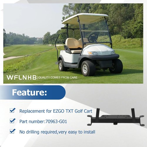 WFLNHB Golf Cart Front Axle Weldment Replacement for EZGO TXT Golf Cart 602513 70963-G01 70744-G01