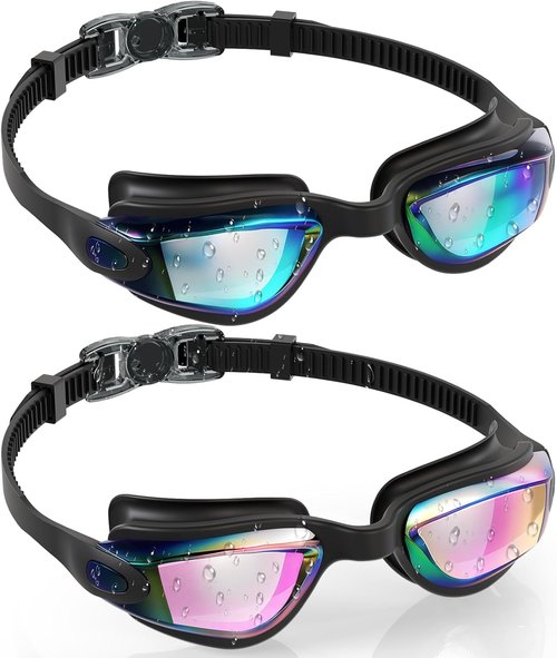 Aegend Swim Goggles for Kids | Anti-Fog, UV Protection & Comfort Fit | Ages 3-14