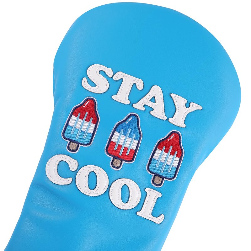 SHABIER Blue Stay Cool Golf Head Cover with Ice Pop Design for Golf Head Clubs (for Hybrid)