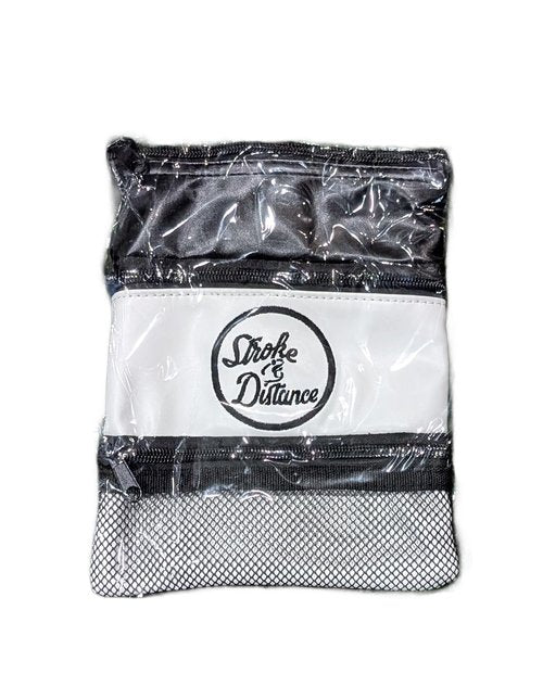 Stroke & Distance S&D Golf Pouch On-The-Go Solution for Your Golfing Essentials | Bag Clip | Durable | Premium Materials