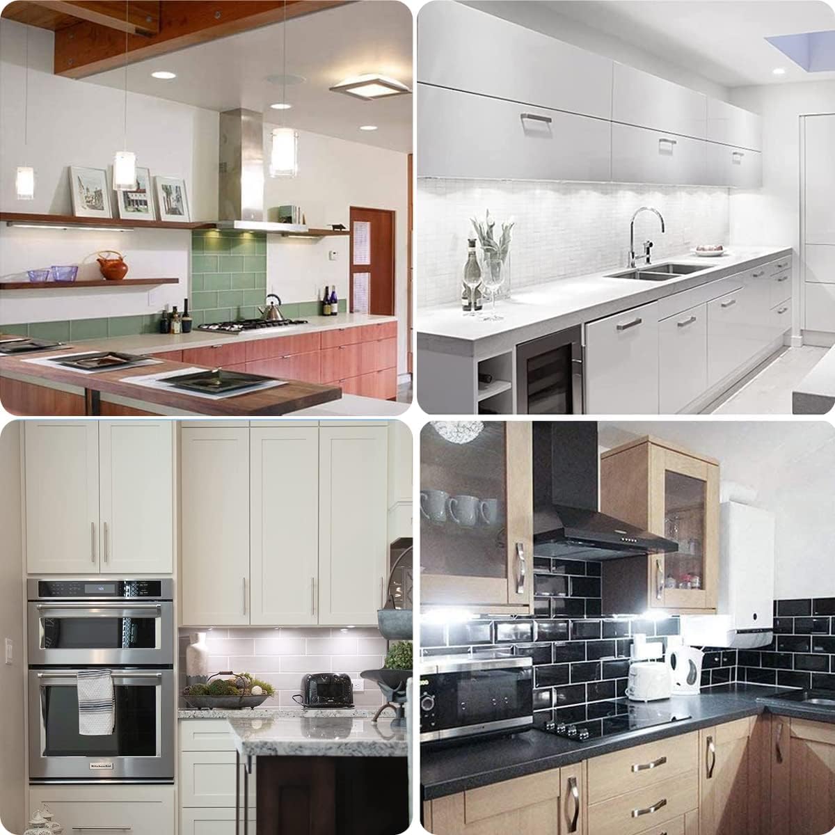 G8 Led Bulb,T4 3W Replacement for 20-25W Halogen Bulb,Daylight White 6000K,GY8.6 JCD Type Bi-Pin Base,120V,Puck Light Bulb,for GE Microwave Light,Under Cabinet, Under Counter Kitchen Lighting(5Pack)