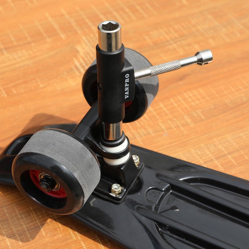 vanpro Skateboard Tools Skate Tool All in oneUsed for Installation and Maintenance of Various Skateboards and Roller Skates，etc. (fold Portable)